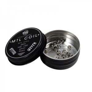 Yacht Vape MTL Prebuild Coil NI80 28GA 3.0mm 1.3Ohm 20Pcs