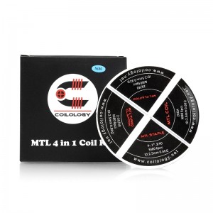 Coilology Ni80 MTL 4 in 1 Wheel Prebuilt Coils 24pcs