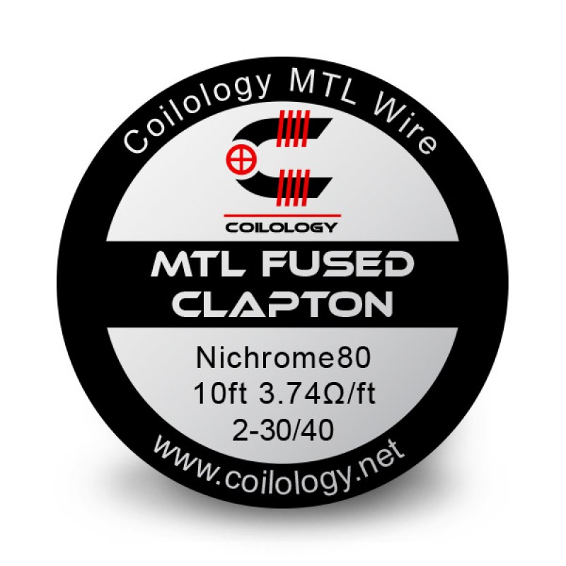 Coilology Ni80 MTL Fused Clapton Wire 2-30/40 3m