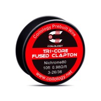 Coilology Ni80 Tri-Core Fused Clapton Wire 3-26/36 (3m)