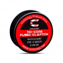 Coilology Ni80 Tri-Core Fused Clapton Wire 3-26 (3m)