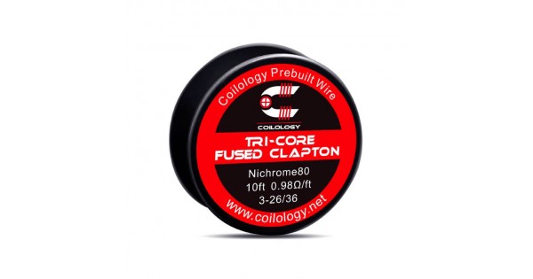 Coilology Ni80 Tri-Core Fused Clapton Wire 3-26/36 (3m)