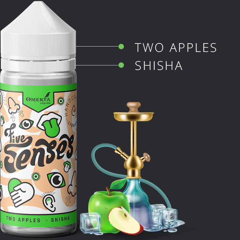 5Senses Two Apples Shisha 30->120ml