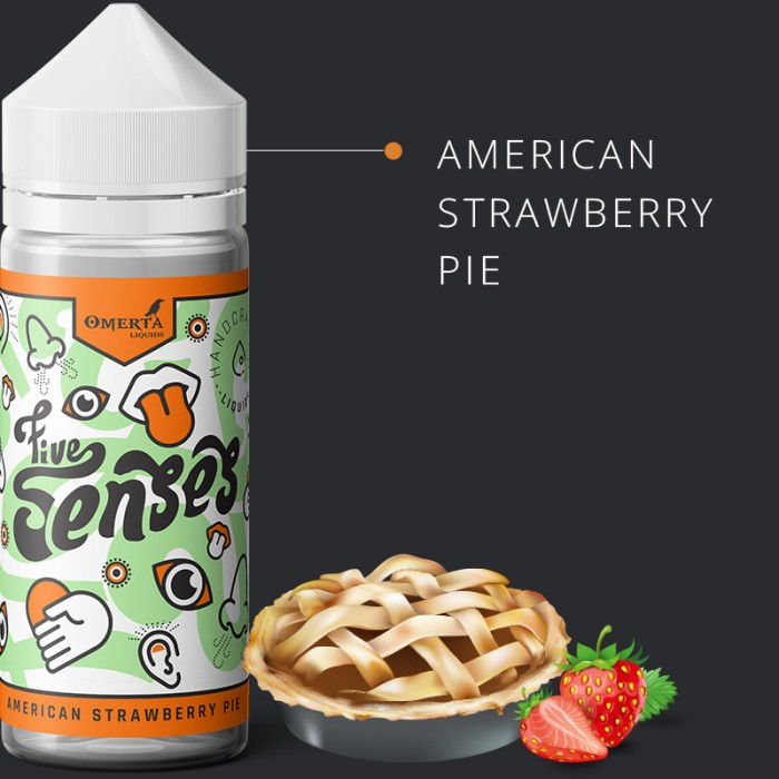 5Senses American Strawberry Pie 30->120ml