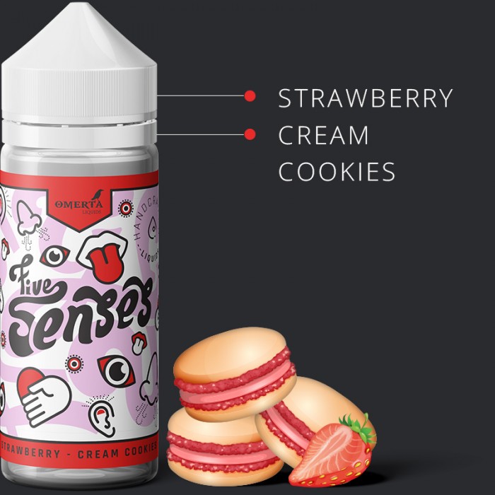 5Senses Strawberry Cream Cookies 30->120ml