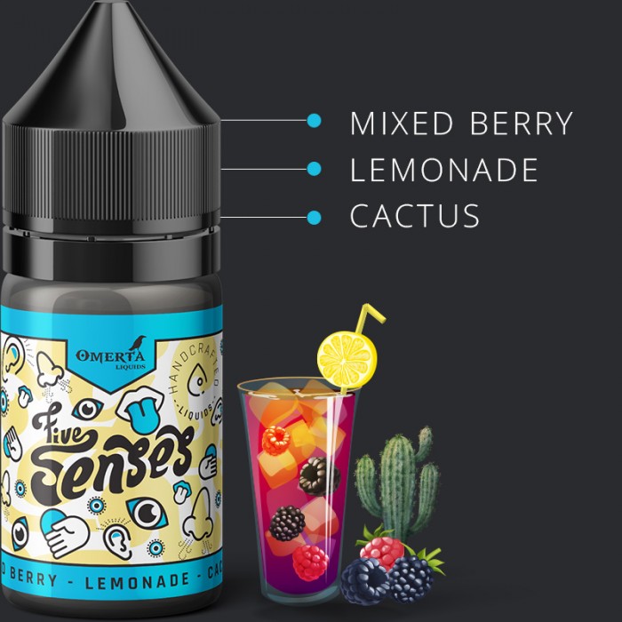 5Senses Mixed Berry Lemonade Cactus 10->30ml
