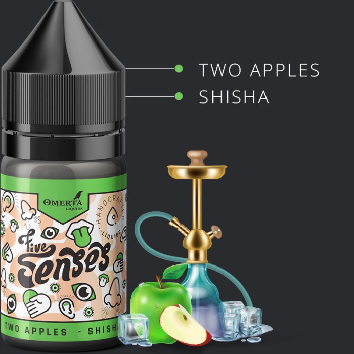 5Senses Two Apples Shisha 10->30ml