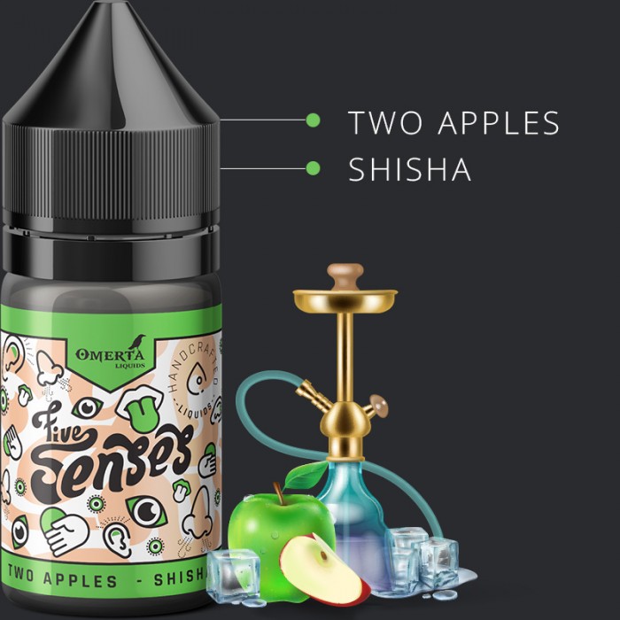 5Senses Two Apples Shisha 10->30ml
