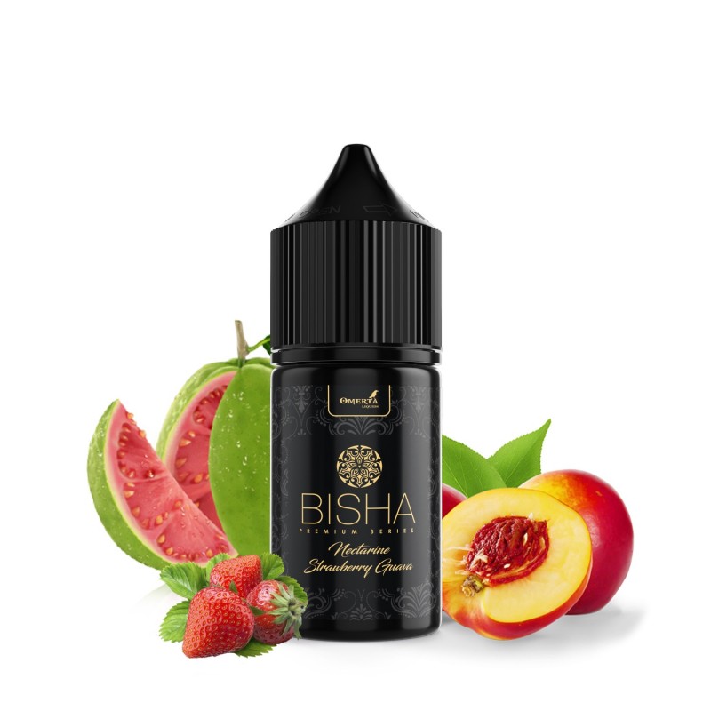Bisha Nectarine Strawberry Guava 10->30ml