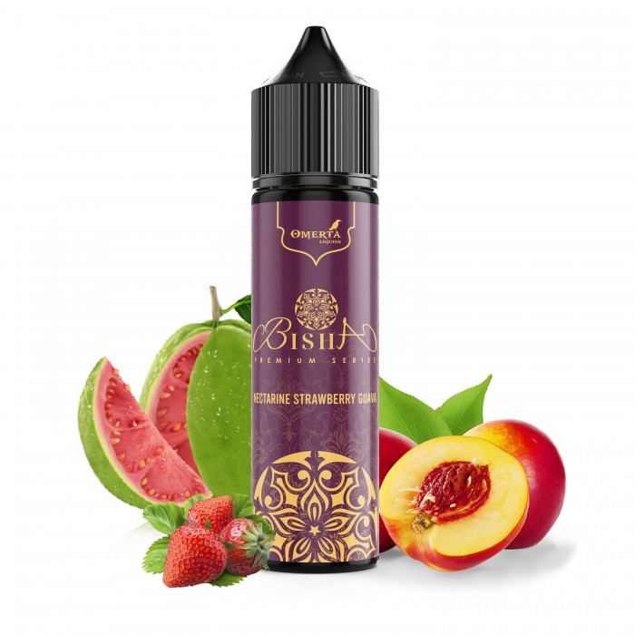 Bisha Nectarine Strawberry Guava 20->60ml