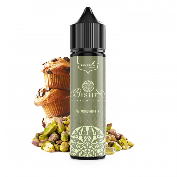 Bisha Pistachio Muffin 20->60ml