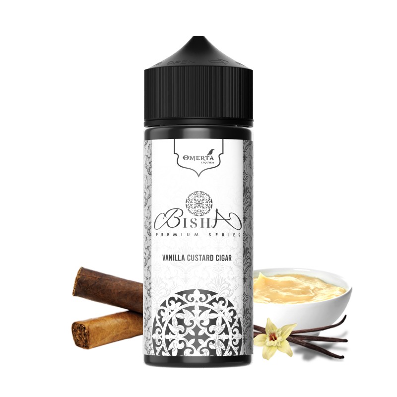 Bisha Vanilla Custard Cigar 30->120ml