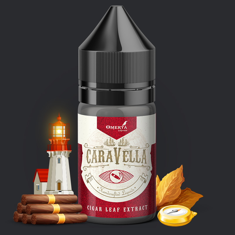 Caravella Cigar Leaf Extract 10->30ml