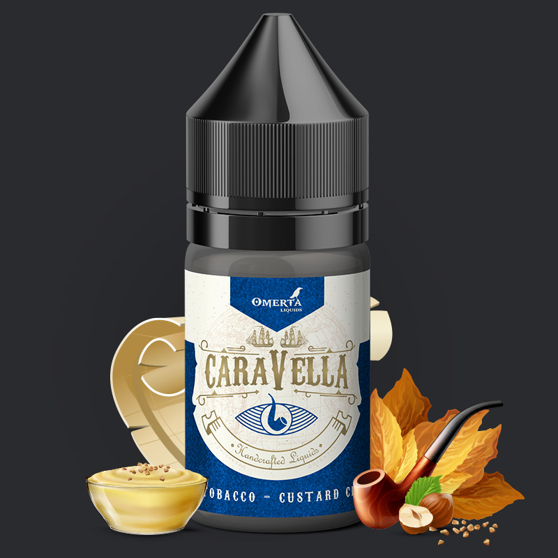 Caravella Pipe Tobacco Custard Cream 10->30ml