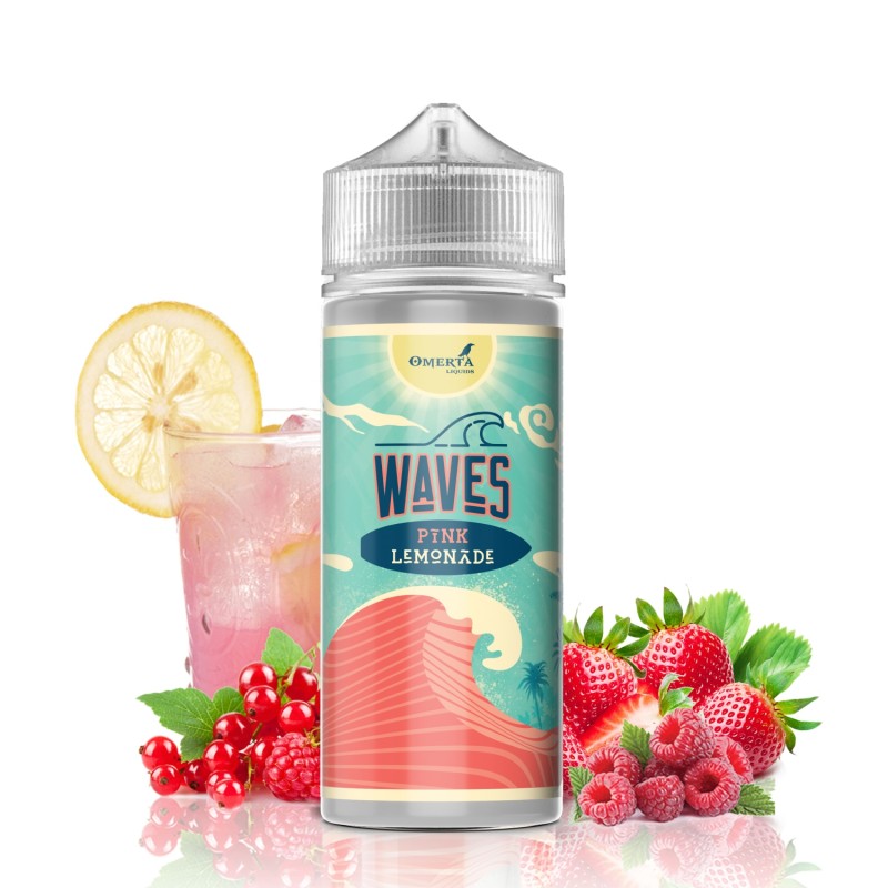 Waves Pink Lemonade 30->120ml