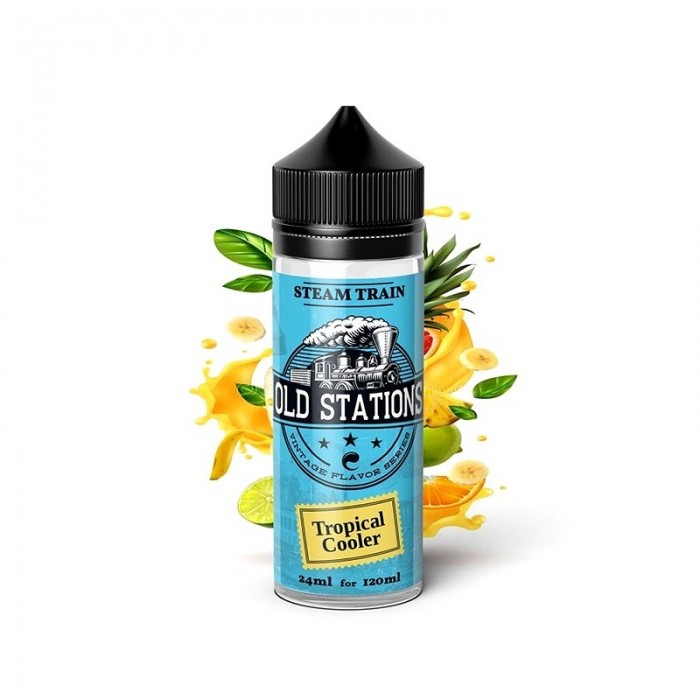 Steam Train Flavor Old Stations Tropical Cooler 24->120ml