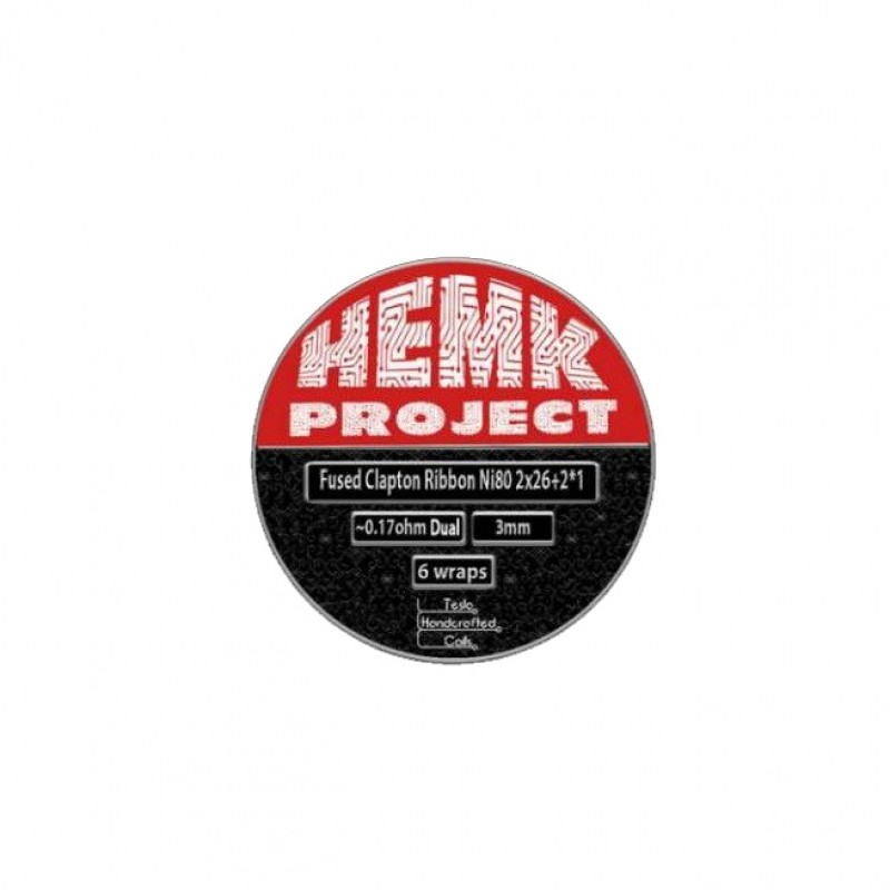 Hemk Project Ni80 Fused Clapton Ribbon 0.17Ohm (Dual)