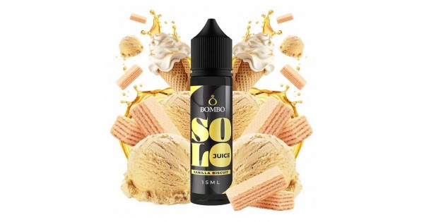 Bombo Solo Juice Vanilla Biscuit 15/60ml