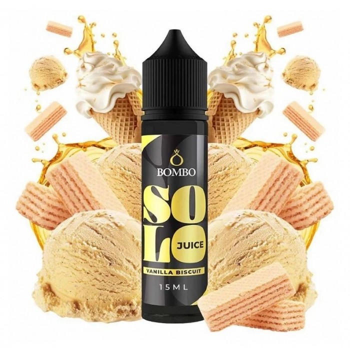 Bombo Solo Juice Vanilla Biscuit 15/60ml