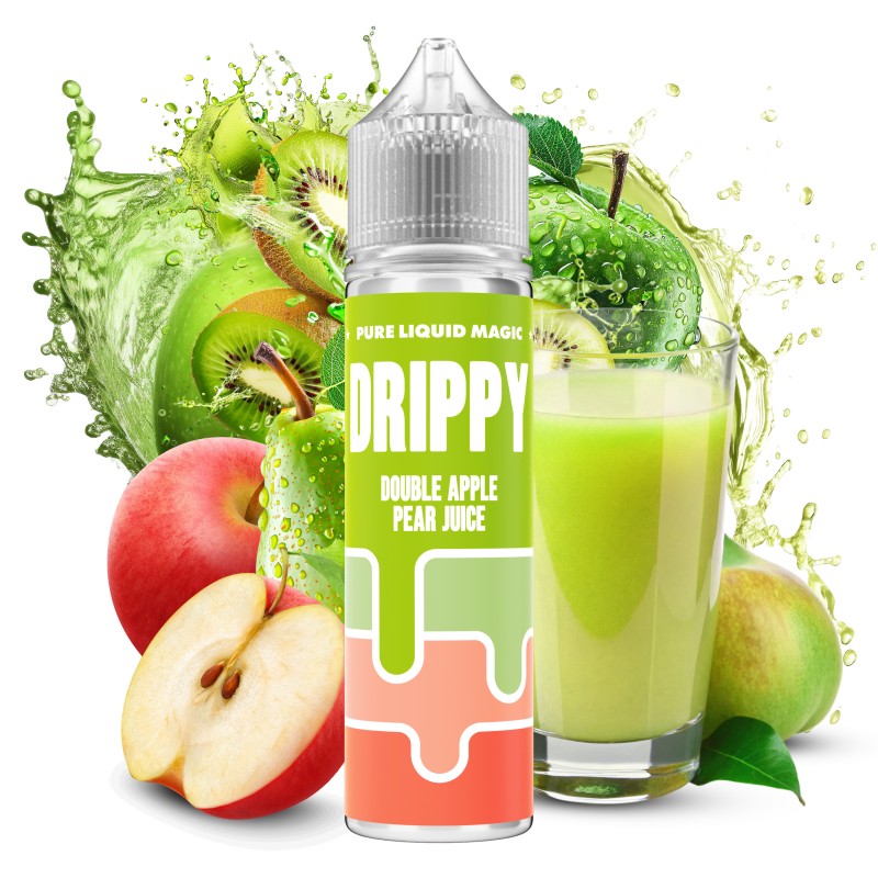 Drippy Double Apple Pear Juice 20->60ml