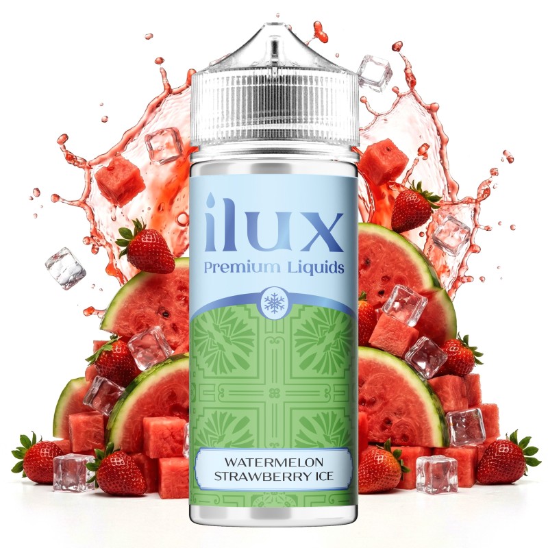 Ilux Watermelon Strawberry Ice 30ml/120ml Ilux Watermelon Strawberry Ice 30ml/120ml