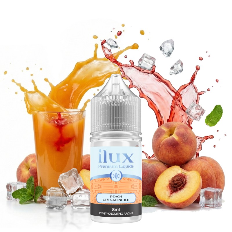 Ilux Peach Grenadine Ice 8ml/30ml Ilux Peach Grenadine Ice 8ml/30ml