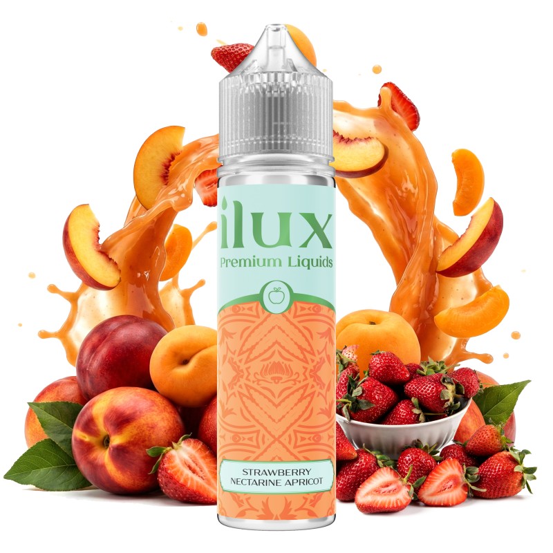 Ilux Strawberry Nectarine Apricot 15ml/60ml Ilux Strawberry Nectarine Apricot 15ml/60ml