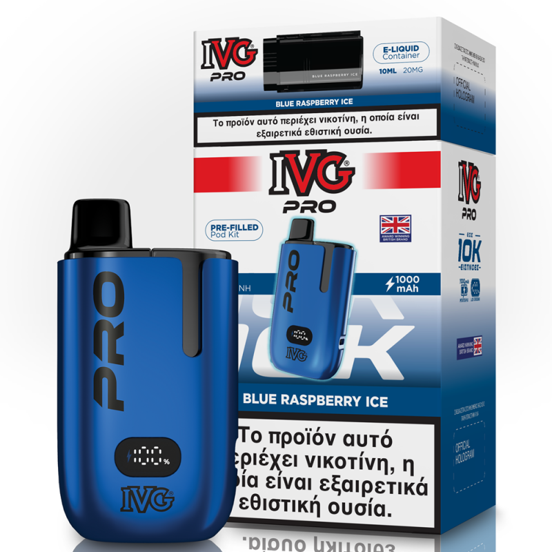 Ivg Pro Kit Blue Raspberry Ice 2ml 20mg+10ml Ivg Pro Kit Blue Raspberry Ice 2ml 20mg+10ml