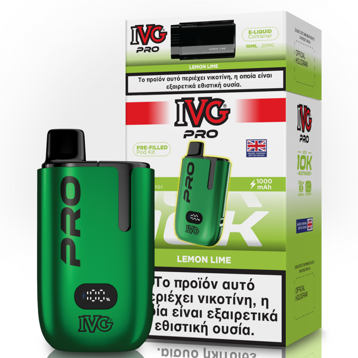 Ivg Pro Kit Lemon Lime 2ml 20mg+10ml