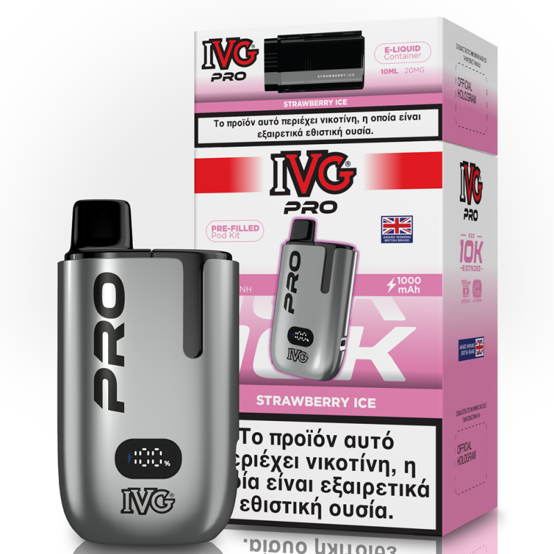 Ivg Pro Kit Strawberry Ice 2ml 20mg+10ml