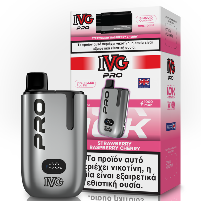 Ivg Pro Kit Strawberry Raspberry Cherry 2ml 20mg+10ml