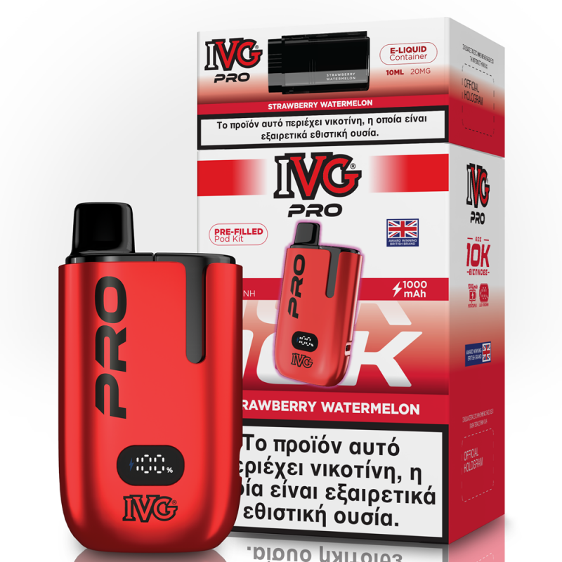 Ivg Pro Kit Strawberry Watermelon 2ml 20mg+10ml