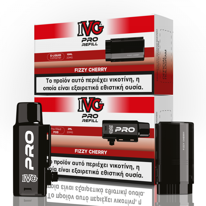 Ivg Pro Refill Fizzy Cherry 2ml 20mg+10ml