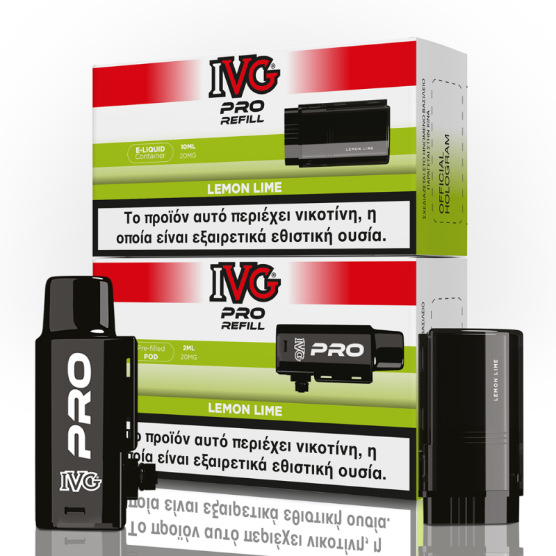 Ivg Pro Refill Lemon Lime 2ml 20mg+10ml