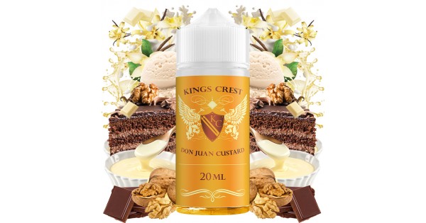 Kings Crest Don Juan Custard 20ml/120ml