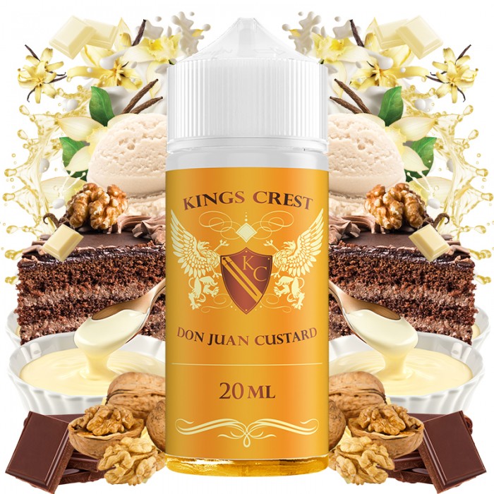 Kings Crest Don Juan Custard 20ml/120ml