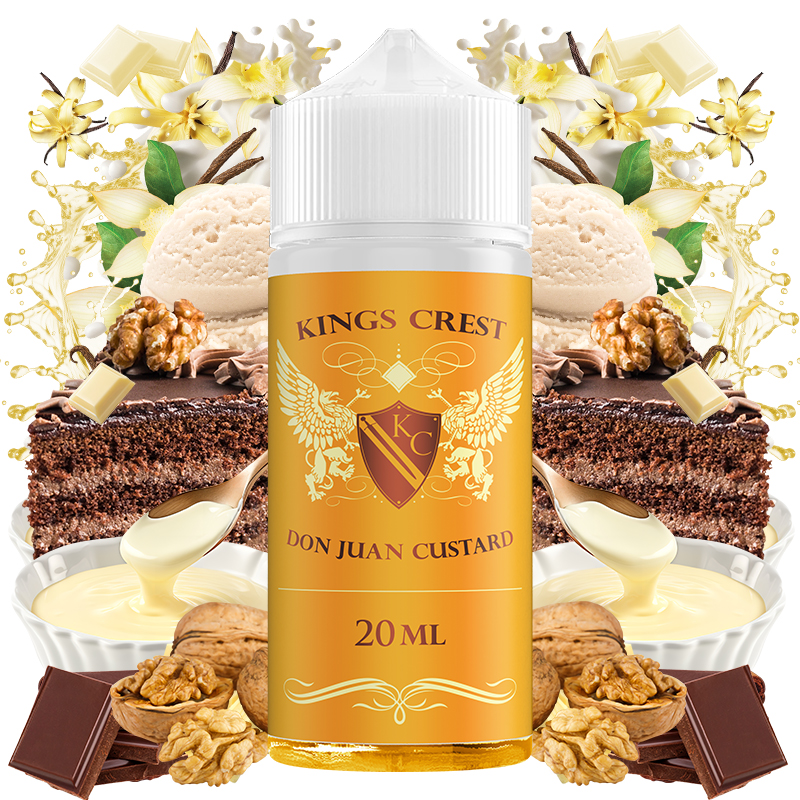 Kings Crest Don Juan Custard 20ml/120ml