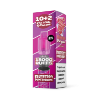 Liquideo Wpuff Fusion Blueberry Pomegranate Ανταλλακτικό Pod 10+2ml 20mg – 15000 Puffs