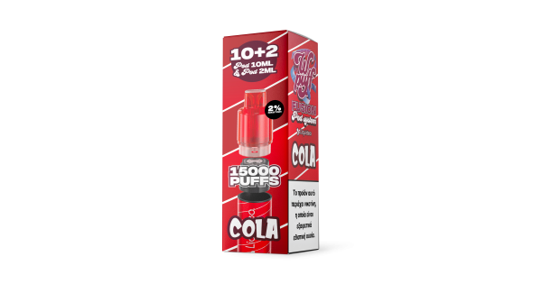 Liquideo Wpuff Fusion Cola Ανταλλακτικό Pod 10+2ml 20mg – 15000 Puffs