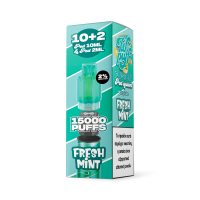 Liquideo Wpuff Fusion Fresh Mint Ανταλλακτικό Pod 10+2ml 20mg – 15000 Puffs
