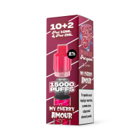 Liquideo Wpuff Fusion My Cherry Amour Ανταλλακτικό Pod 10+2ml 20mg – 15000 Puffs