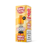 Liquideo Wpuff Fusion Triple Melon Ανταλλακτικό Pod 10+2ml 20mg – 15000 Puffs