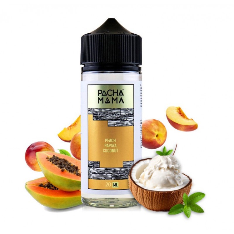 Pacha Mama Peach Papaya Coconut Cream 20ml/120ml Pacha Mama Peach Papaya Coconut Cream 20ml/120ml