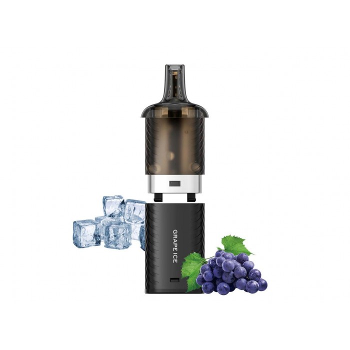Vozol Vista Plug 20mg 2ml Prefilled Δεξαμενή + 10ml e liquid Grape Ice