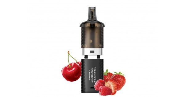 Vozol Vista Plug 20mg 2ml Prefilled Δεξαμενή + 10ml e liquid Strawberry Raspberry Cherry