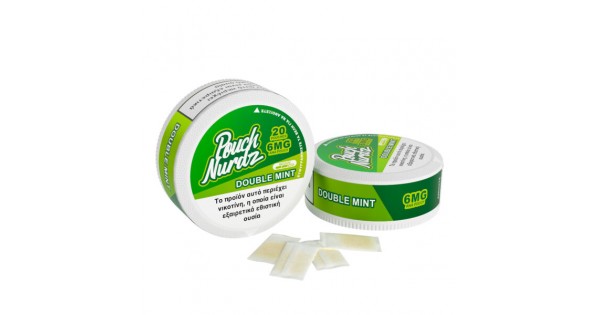 Pouch Nurdz Double Mint Pouch Νικοτίνης – 6mg & 12mg