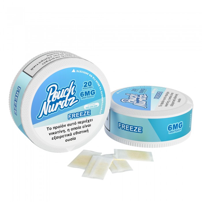 Pouch Nurdz Freeze Pouch Νικοτίνης – 6mg & 12mg