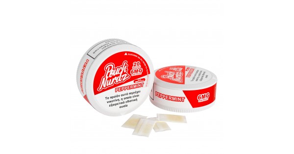 Pouch Nurdz Peppermint Nicotine Pouches – 6mg & 12mg