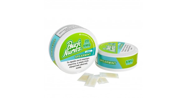 Pouch Nurdz Spearmint Pouch Νικοτίνης – 6mg & 12mg