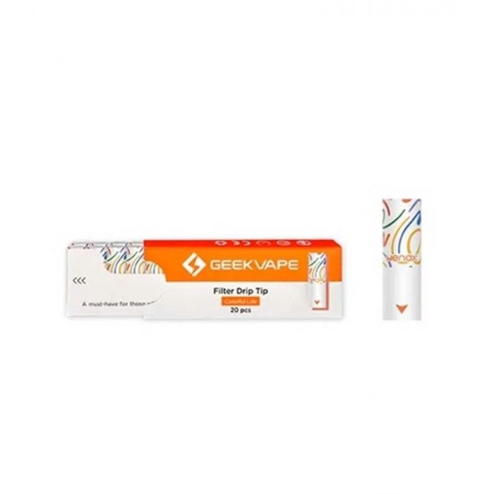 Geek Vape Wenax Filter Drip Tip ColorfuL Life 20pcs